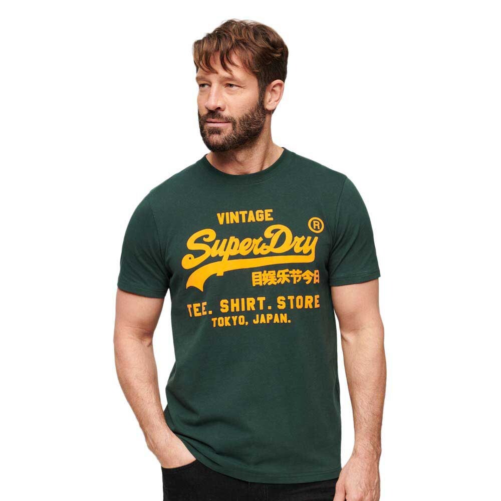 

Футболка с коротким рукавом Superdry Neon Vl, зеленый
