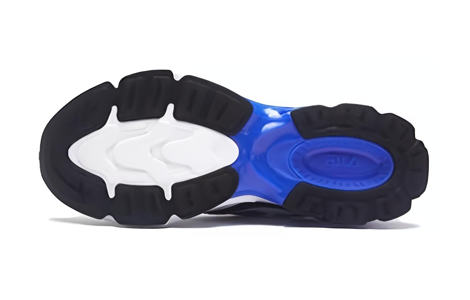 

Противоскользящие дышащие детские кроссовки с амортизацией низкие Black Red Blue FILA KIDS, Black/FILA White