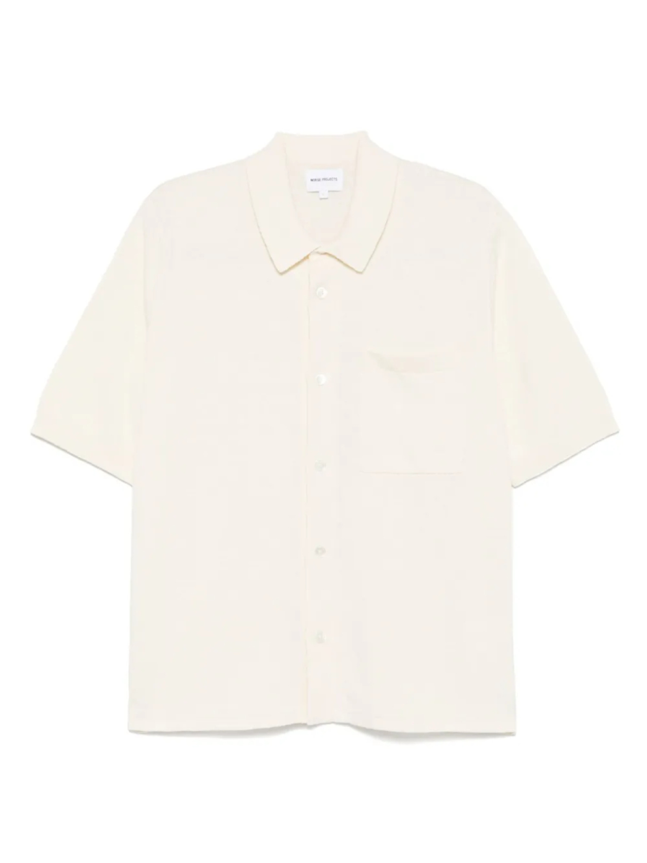 

Norse Projects рубашка из смеси льна и хлопка, нейтральный