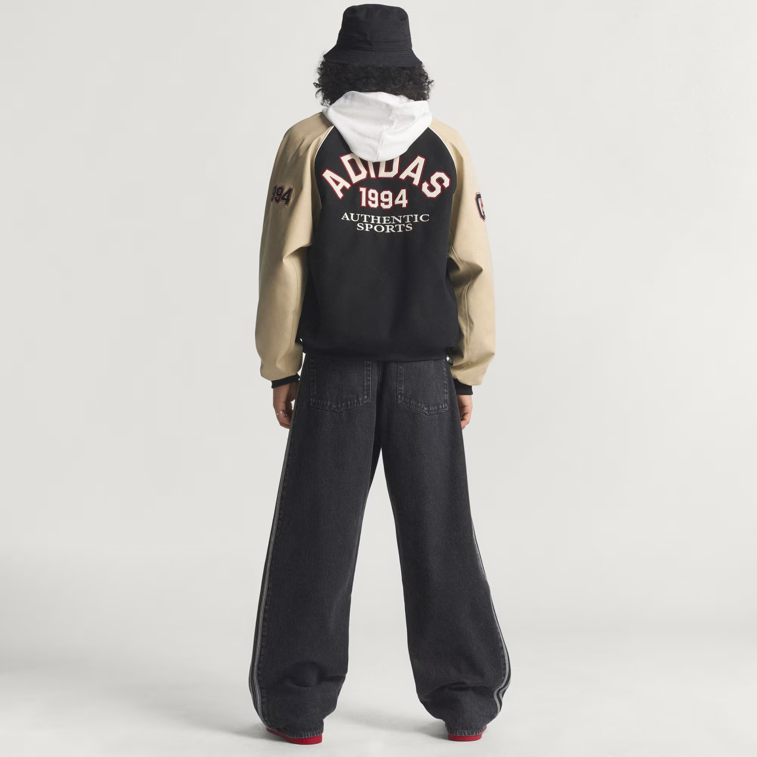Джинсы FW25 мужские Adidas Originals, pure черный denim — фото 4