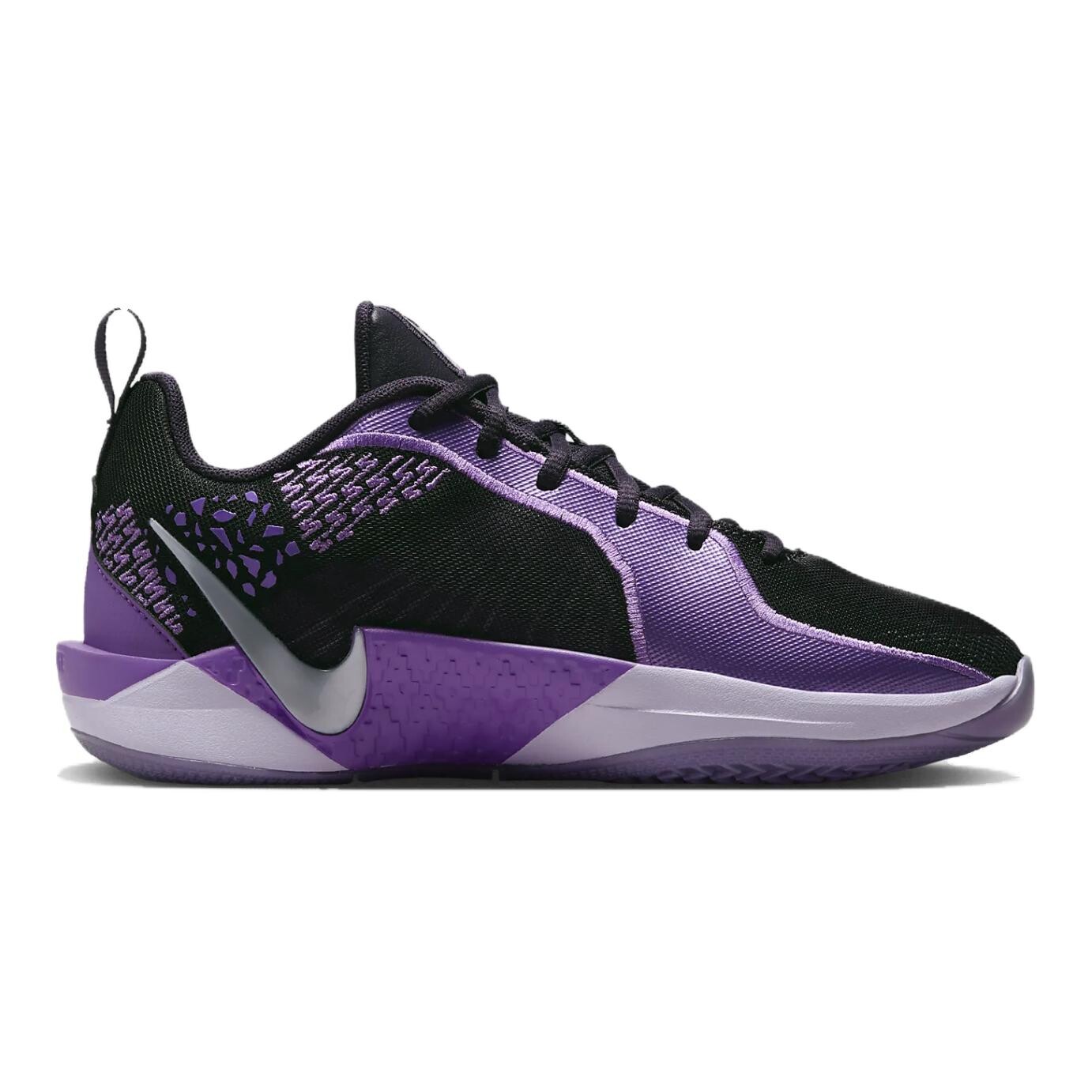 Баскетбольные кроссовки Sabrina 2 Kids GS Low-top Фиолетовый/черный Nike, фиолетовый — фото 2