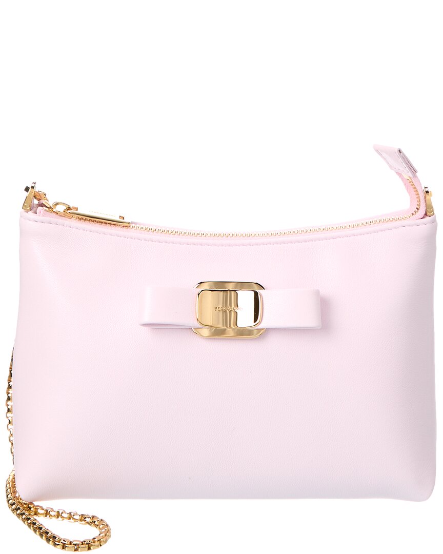 

Сумка через плечо Ferragamo из кожи Salvatore Ferragamo, фиолетовый