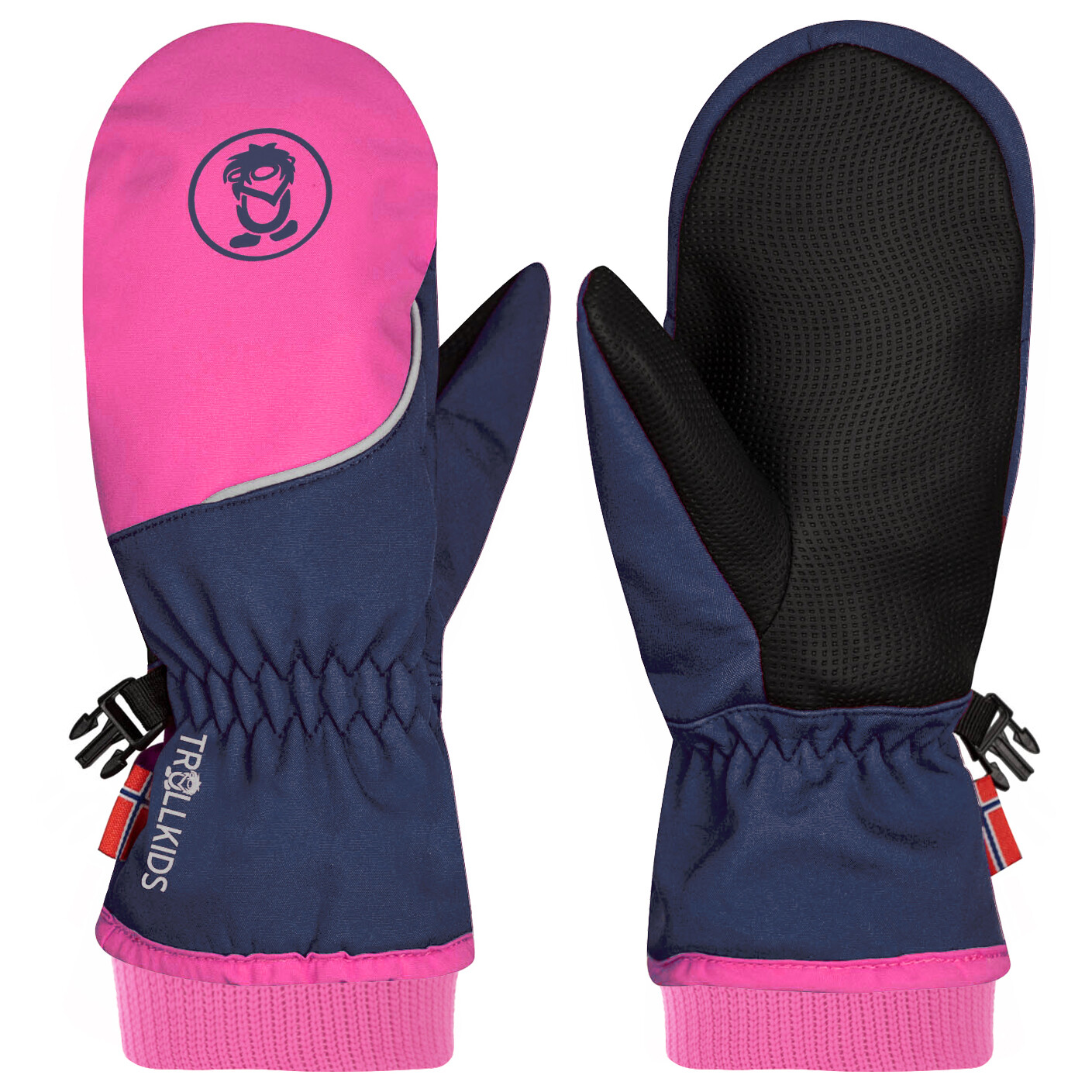 

Перчатки Trollkids Trolltunga Mitten, цвет Navy/Magenta
