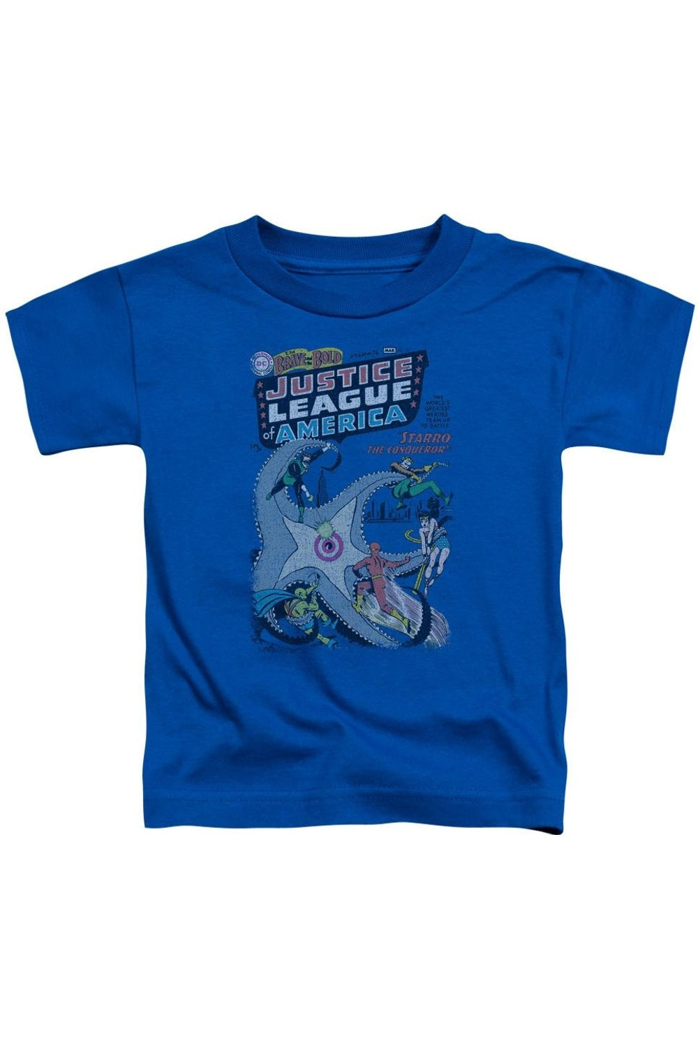 

Футболка DC Comics No 28 с коротким рукавом для детей Gildan, синий