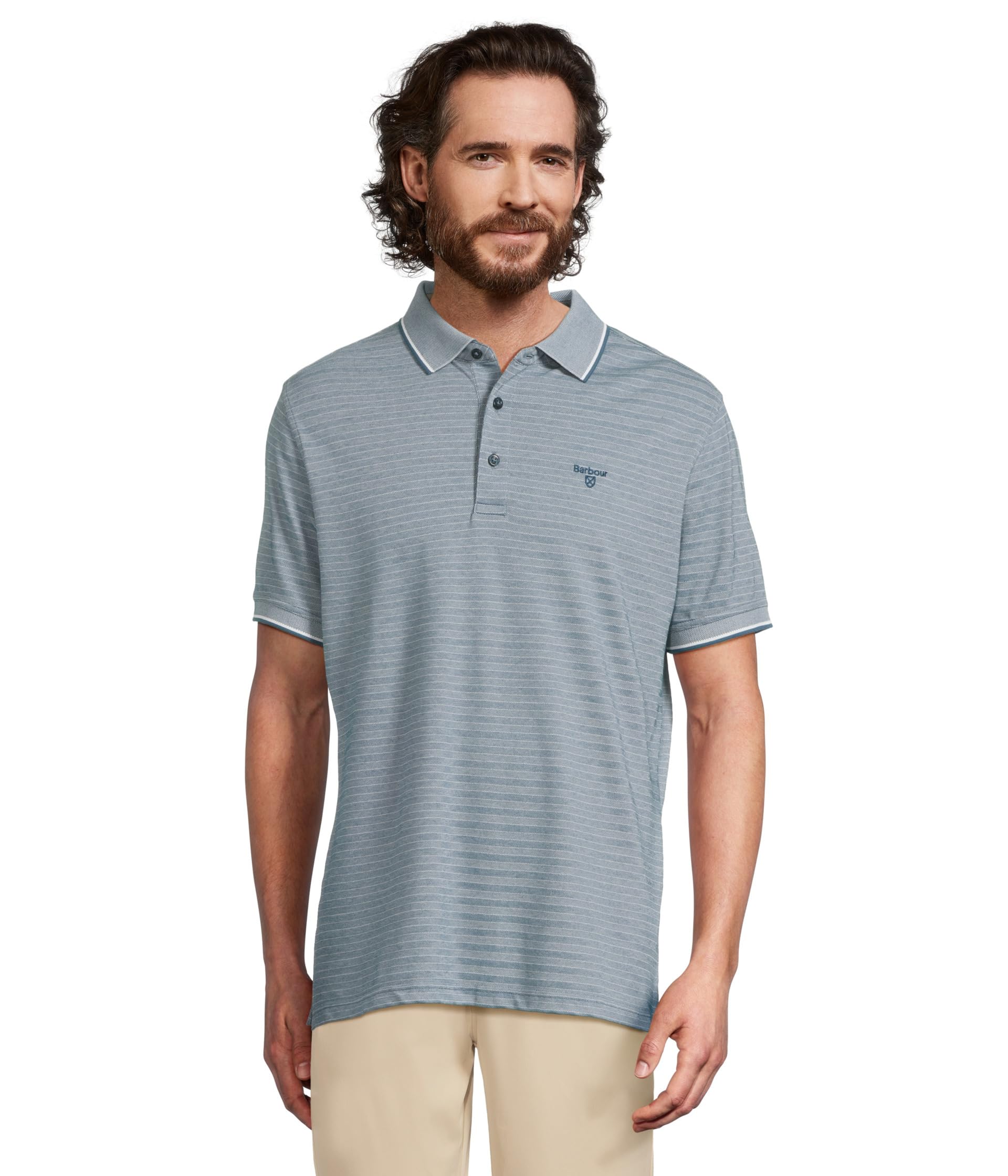 

Поло Barbour Taverham Performance Polo Shirt, цвет Midnight
