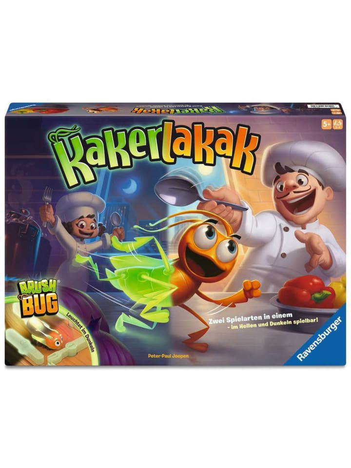 

Экшен-игра от Ravensburger «Таракан» - светящаяся в темноте в красочном исполнении