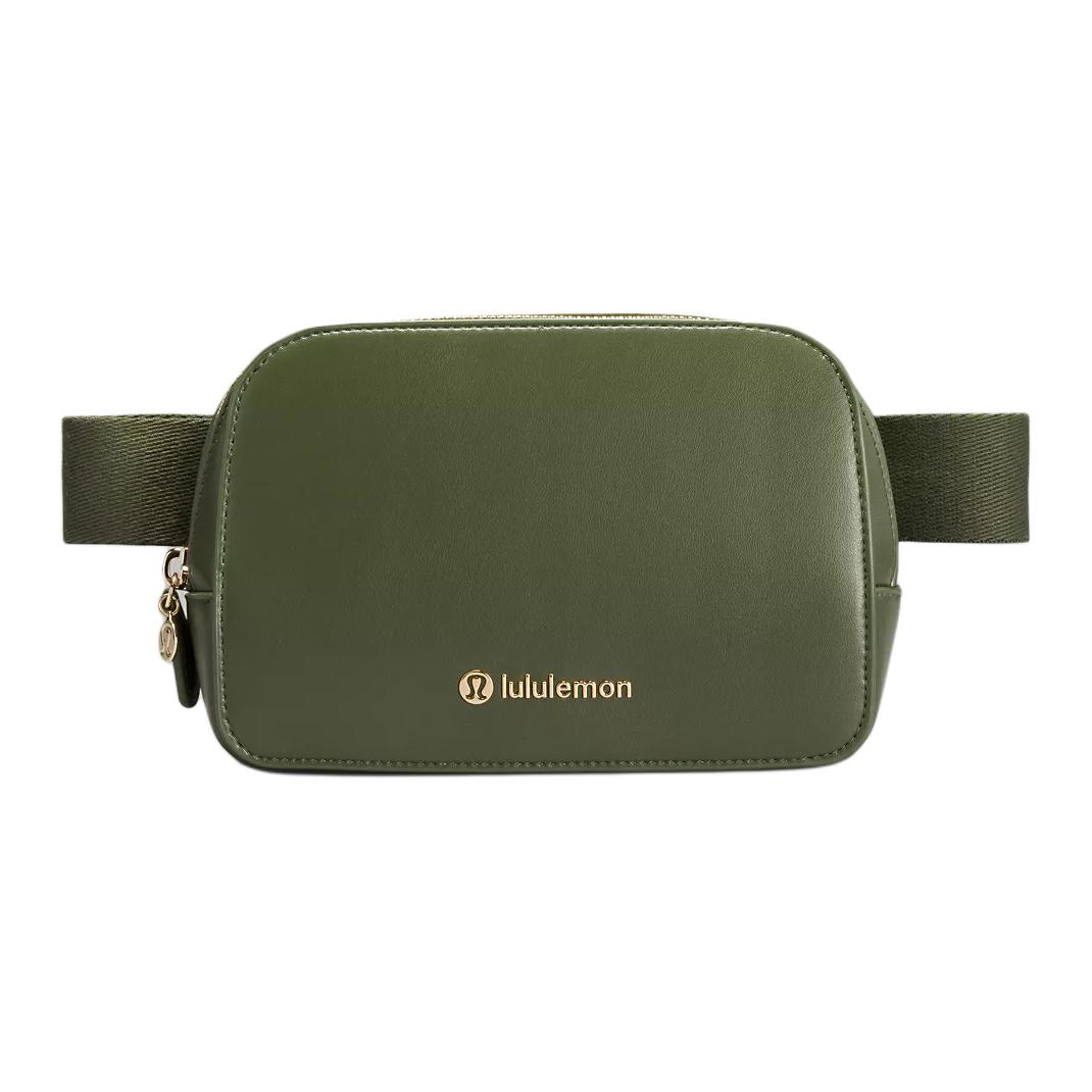 

Lululemon Повсюду искусственная кожа поясная сумка унисекс армейский зеленый, Army Camp Green