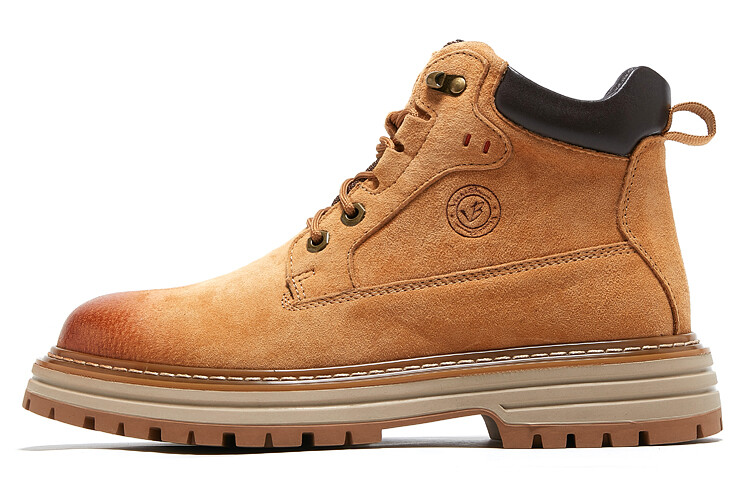 

Мужские ботинки Cahhrrn X Martin Boot Men Beige Vicki Brown