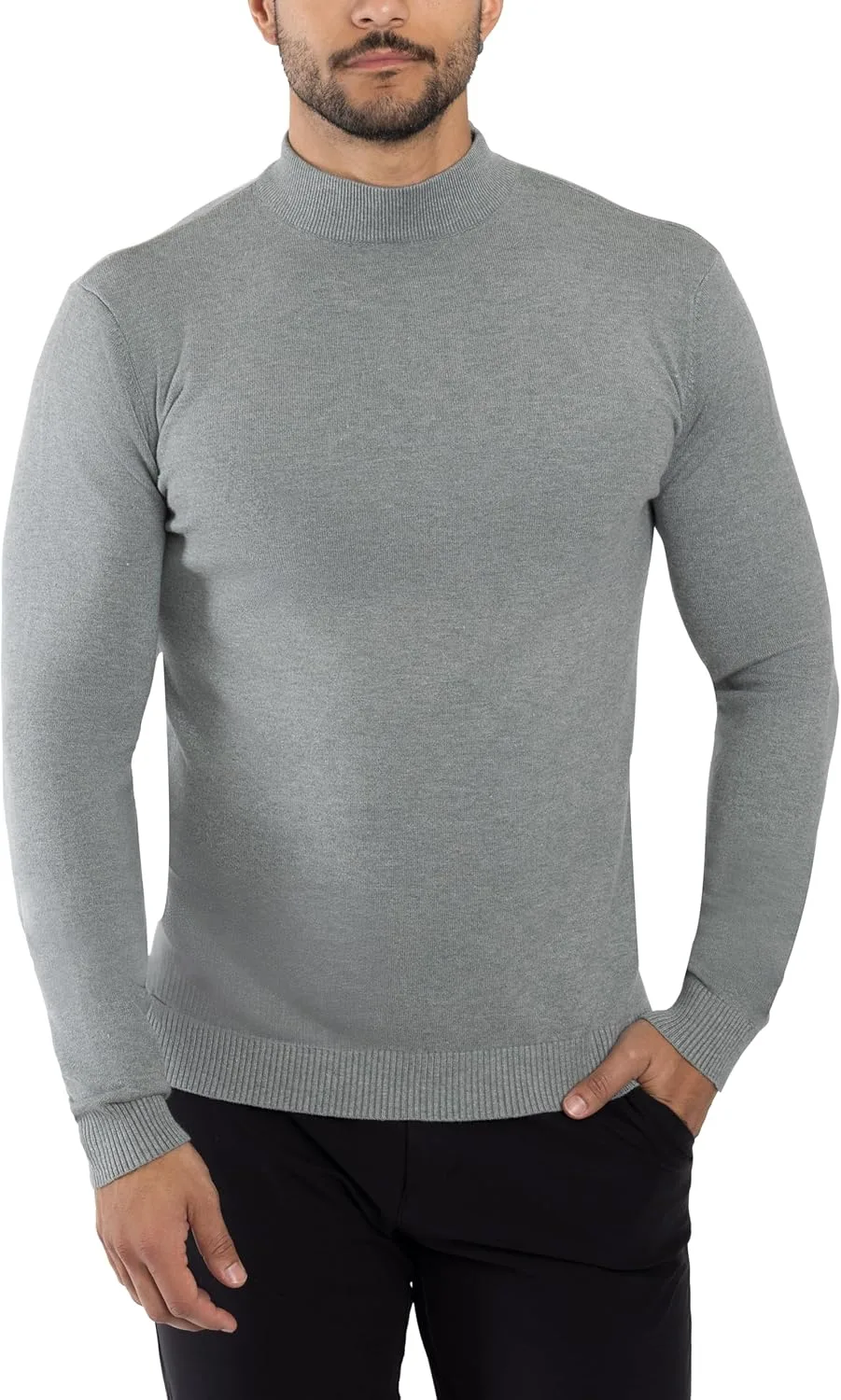 

Мужской свитер X RAY с воротником-стойкой, мягкий и облегающий