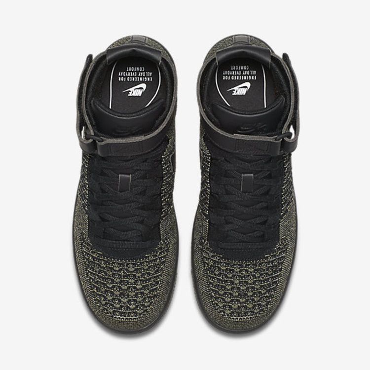 Кроссовки Nike Air Force 1 Ultra Flyknit Mid, Palm Green — фото 3