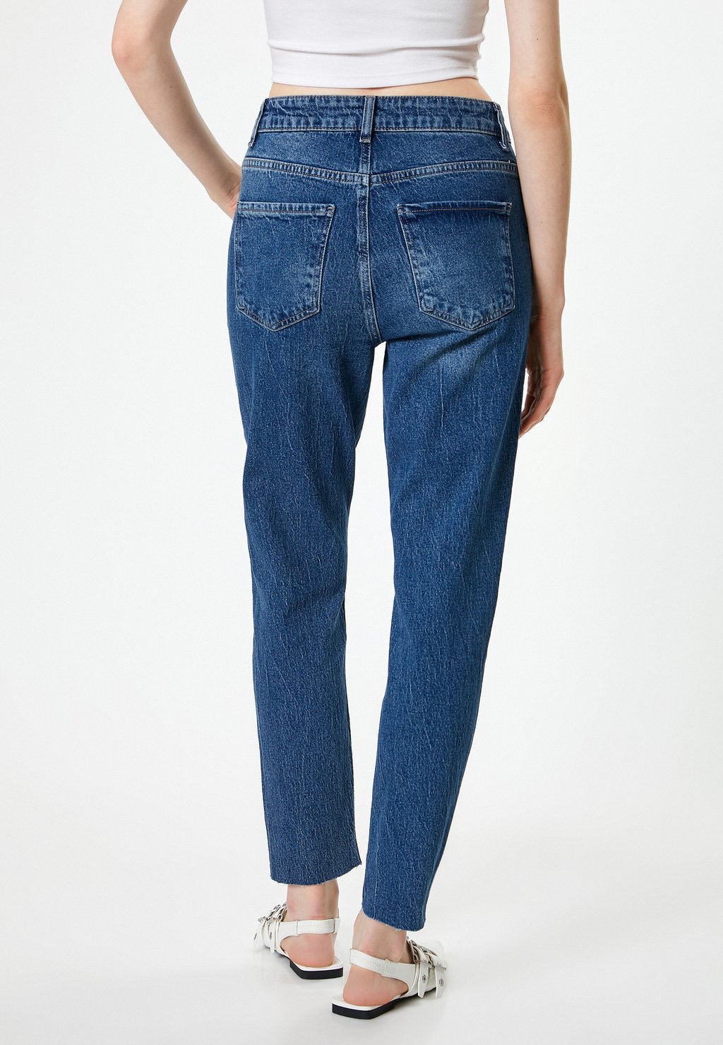 

Джинсы облегающего кроя HIGH WAIST Koton, синий
