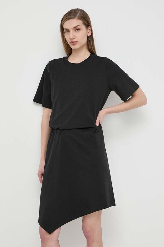 

Хлопковое платье Weekend Max Mara, черный