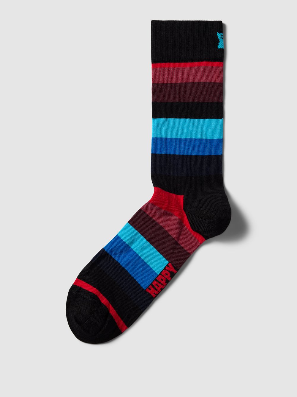 

Носки с узором по всей поверхности, модель «Полоска» Happy Socks, черный