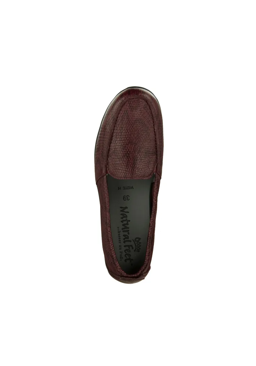 Мокасины Natural Feet "Мона" с эргономичной стелькой, красный — фото 3