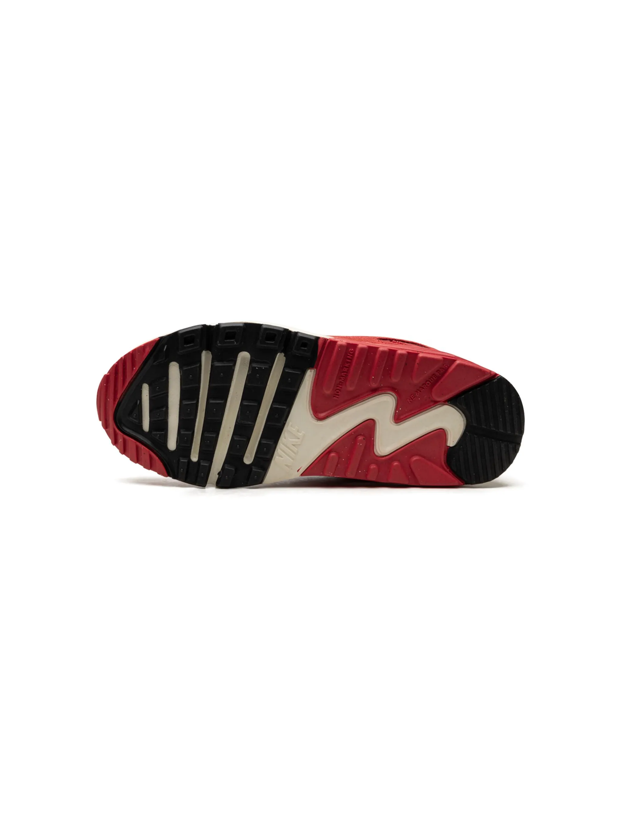 Кроссовки Air Max 90 Sesame Nike Kids, красный — фото 4