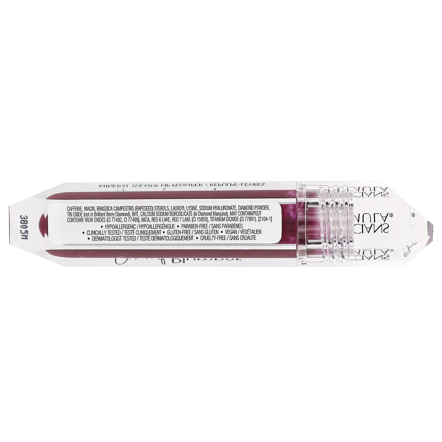 Блеск для губ Physicians Formula Mineral Wear Lip Plumper Brilliant Berry Diamond, 5 мл. — фото 3