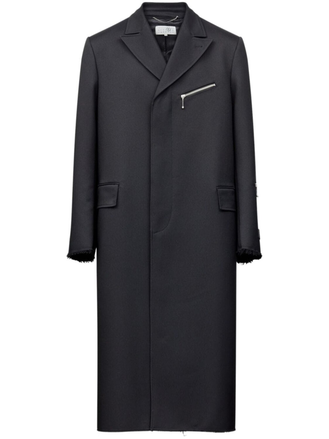 

MM6 Maison Margiela пальто с молниями, черный