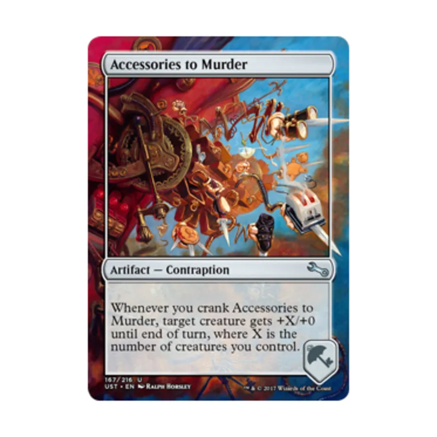 

CCG Принадлежности к убийству (U), MTG - Unstable