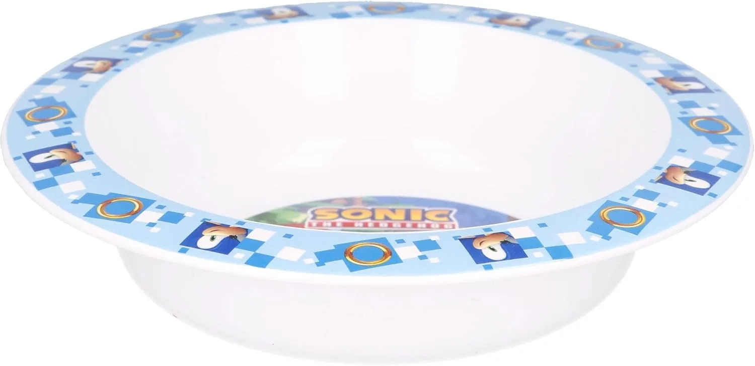 Детская миска Stor, безопасная для микроволновки, BPA-free, Sonic, белая