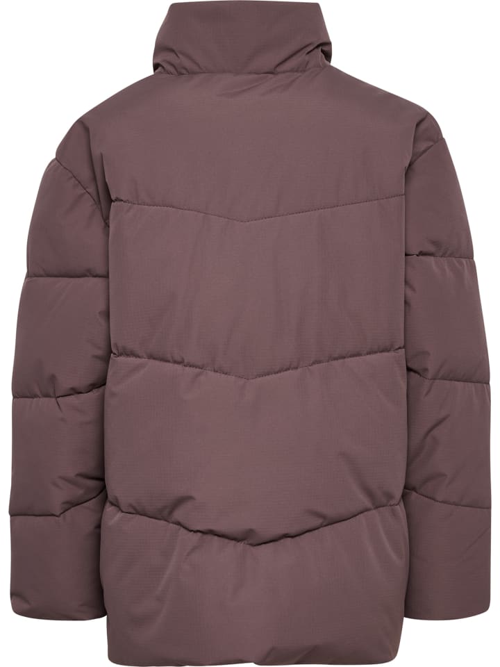 Детская куртка Hummel Zip Jacket Hmljr Puffer Kids в цвете PEPPERCORN Hummel — фото 2