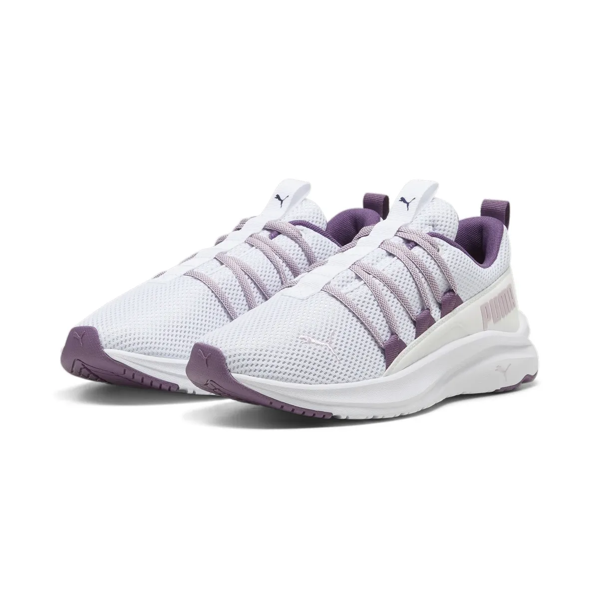 

Кроссовки PUMA "SOFTRIDE ONE4ALL METACHROMATIC WNS", цвет Puma White-Grape Mist-Crushed Berry