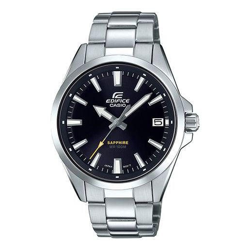 

Часы CASIO Waterproof EDIFICE Sapphire Crystal Mens Silver Analog, серебряный