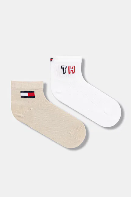 Носки 2 шт короткие Tommy Hilfiger, белый