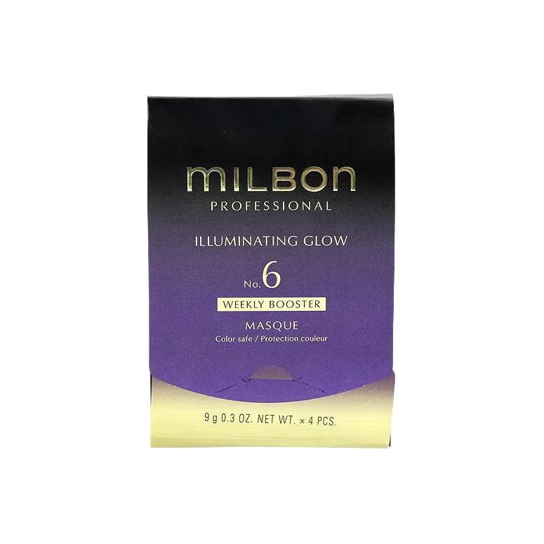 Кондиционер для волос Bright Radiance No.6 Smoothing, Enhancing Hair Color And Shine 9г*4 MILBON, potpourri — фото 2