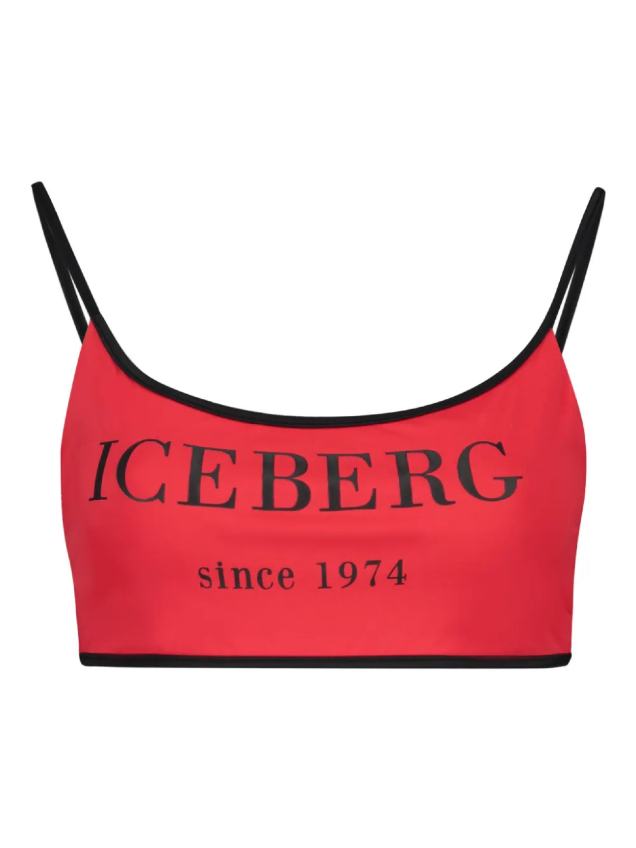 

Верх бикини с логотипом Iceberg, красный