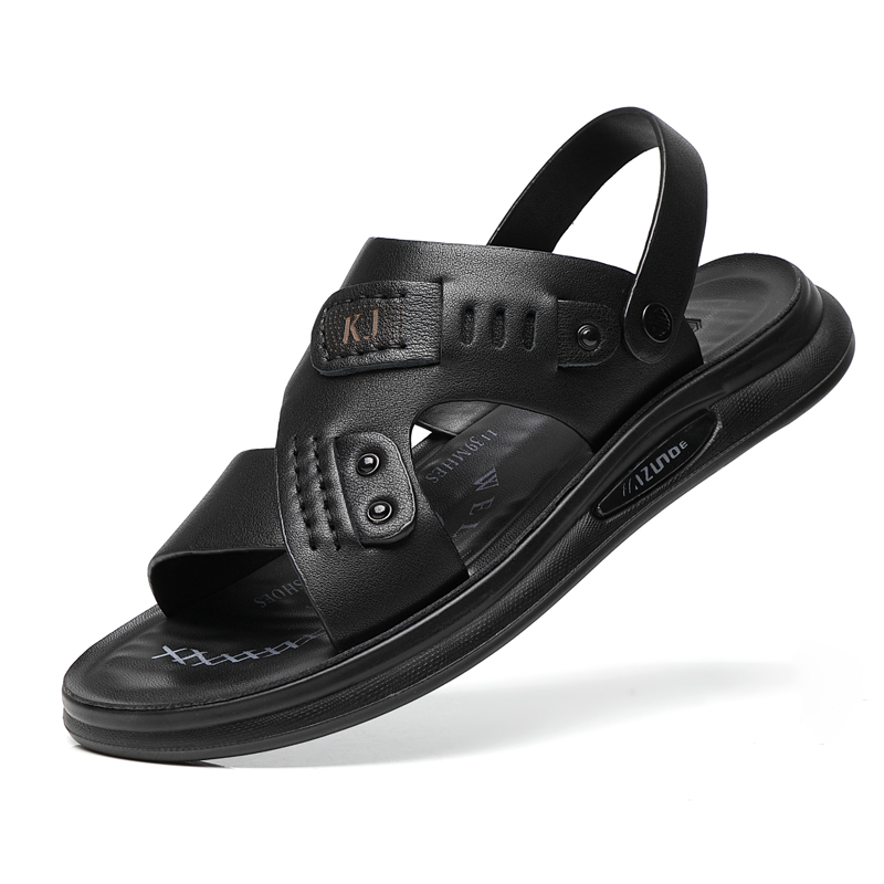 

Пляжные сандалии мужские черные/коричневые KJ-2179 Black, цвет KJ-2179 Black