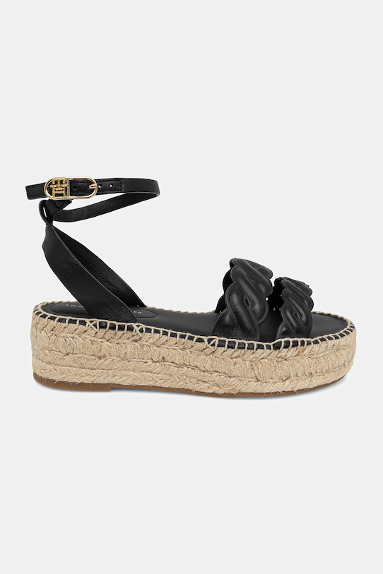 Кожаные сандалии Leather Rope Real Espad Sandal Tommy Hilfiger, черный — фото 2