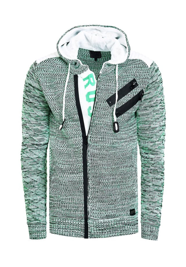 

Кардиган в классном стиле крупной вязки Rusty Neal, зеленый