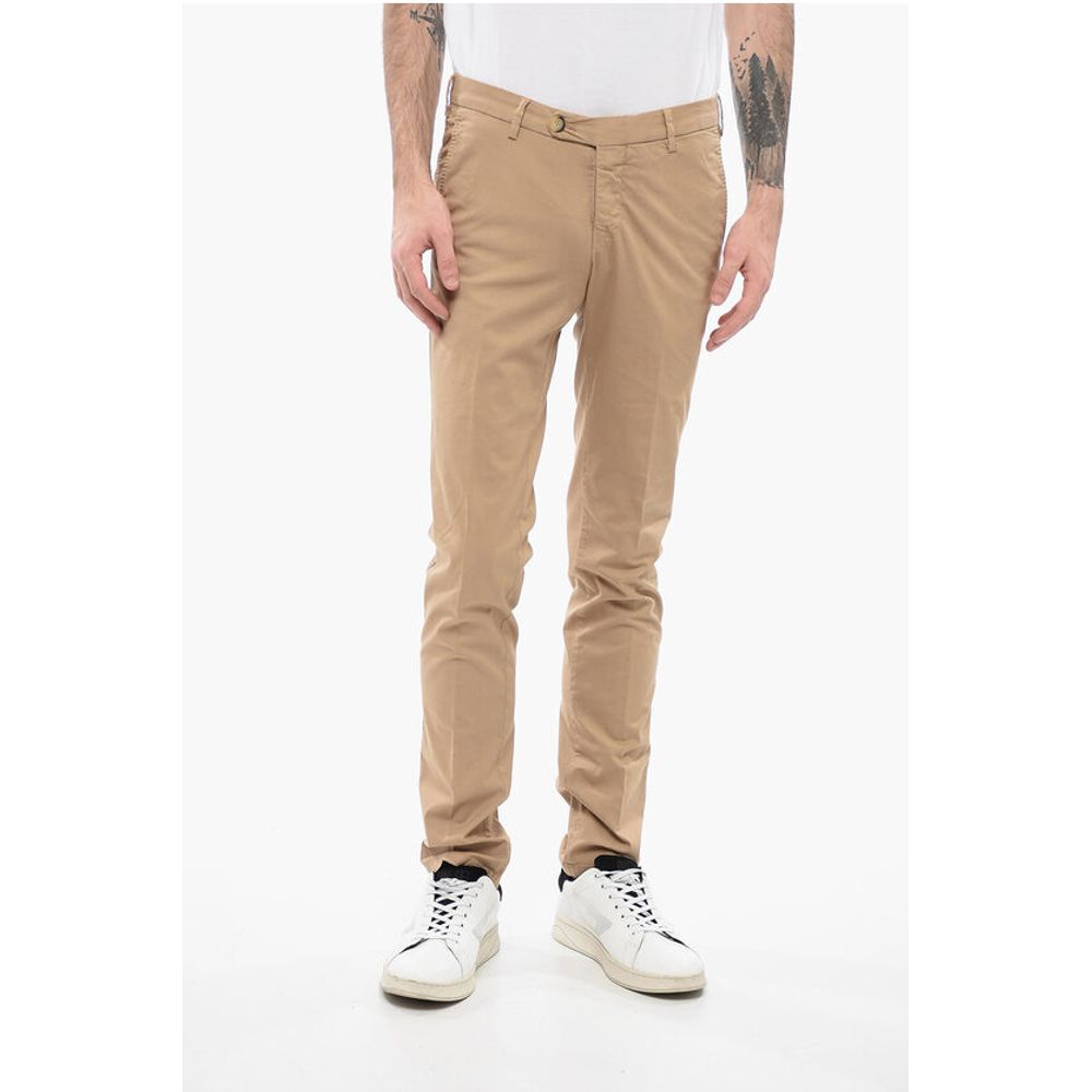 

Брюки-чиносы ID Stretch Cotton с петлями для ремня Corneliani, Beige