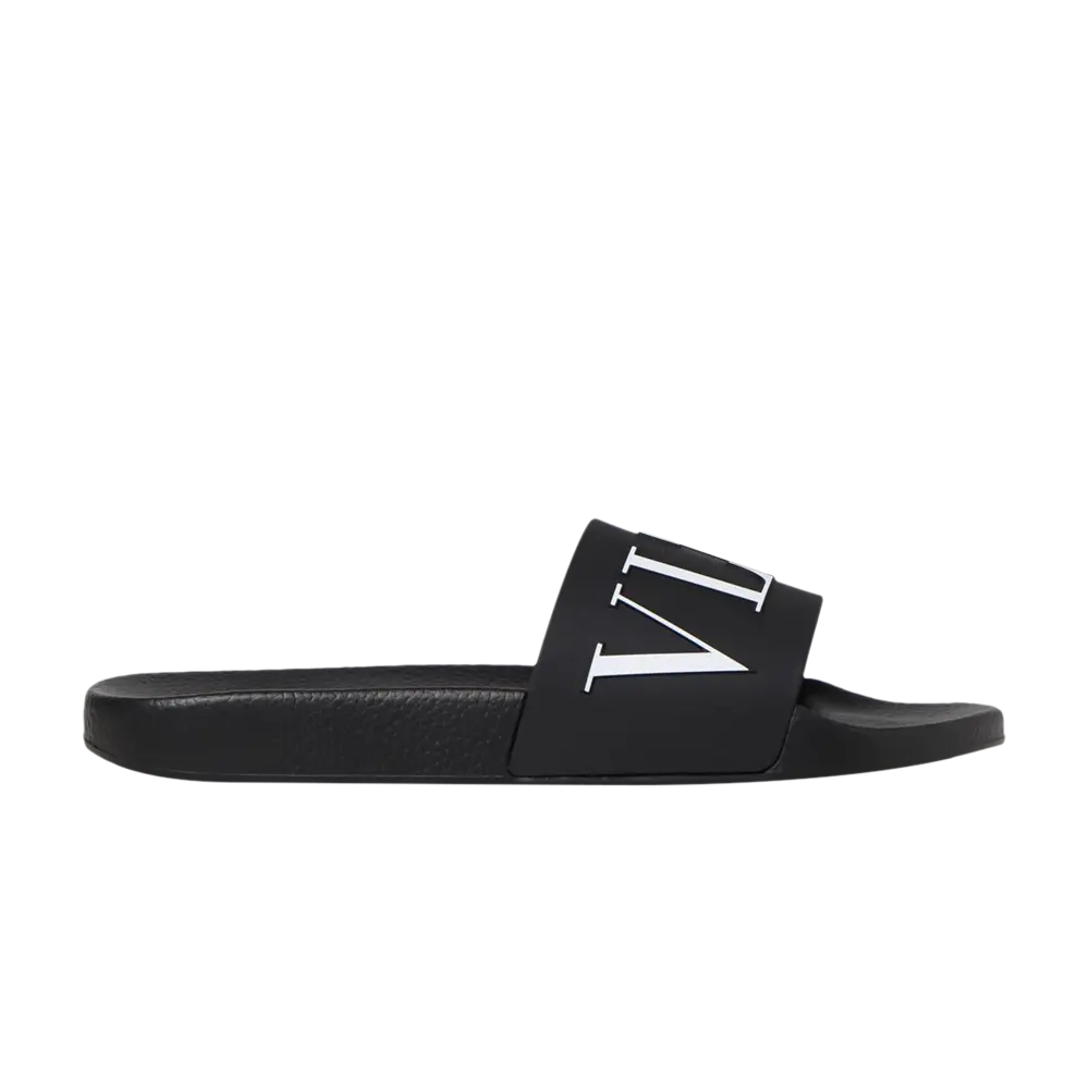 

Шлепанцы Valentino VLTN Rubber Slider, черный