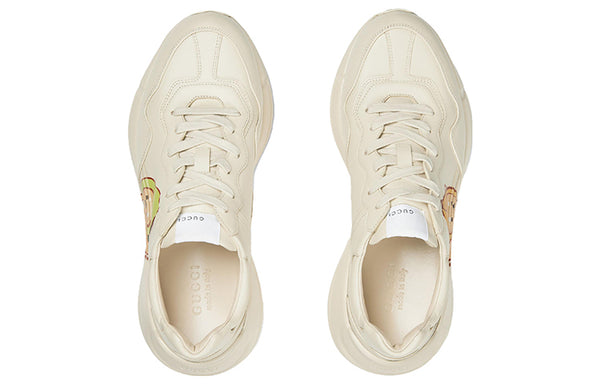 Кроссовки x pikarar rhyton sneakers 'animal print' Gucci, белый — фото 3