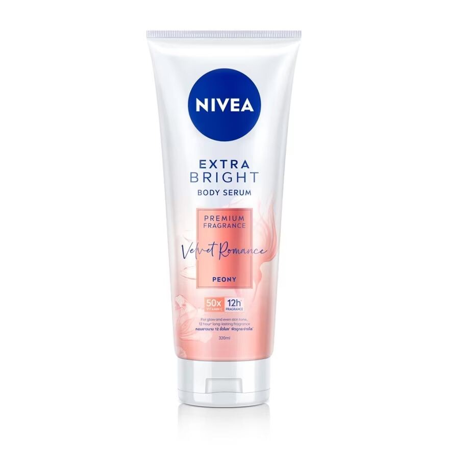 

Nivea Экстра-яркая сыворотка для тела Премиум Аромат Бархат Романс Пион 320 мл, Orange