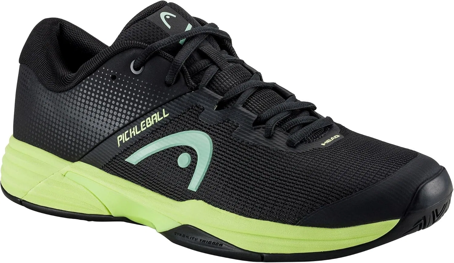 Мужские теннисные кроссовки Head Revolt Evo, Black / Light Green