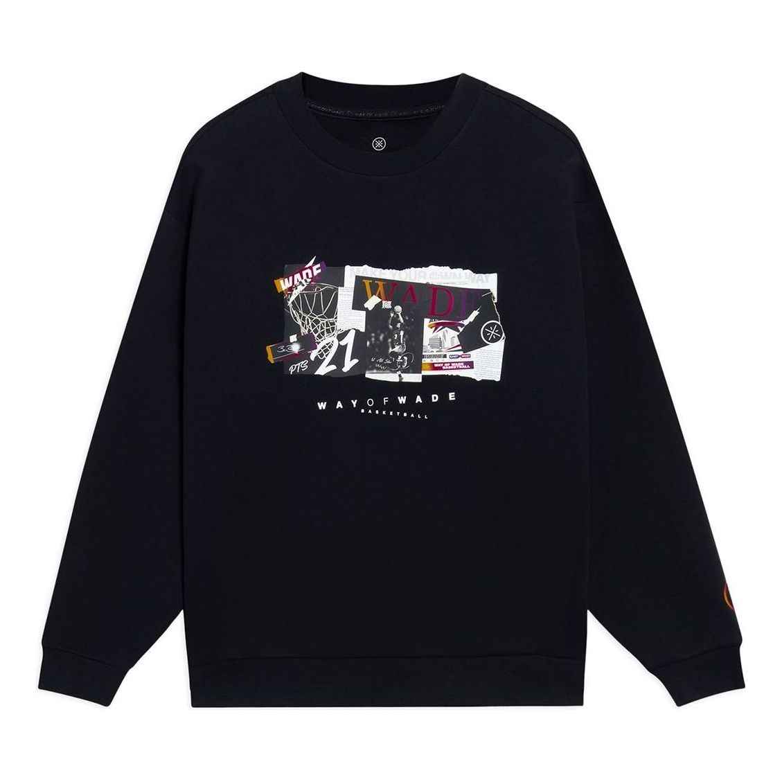

Спортивная толстовка Li-Ning Way Of Wade Loose Fit Sweatshirt 'Black' AWDT147-1, черный