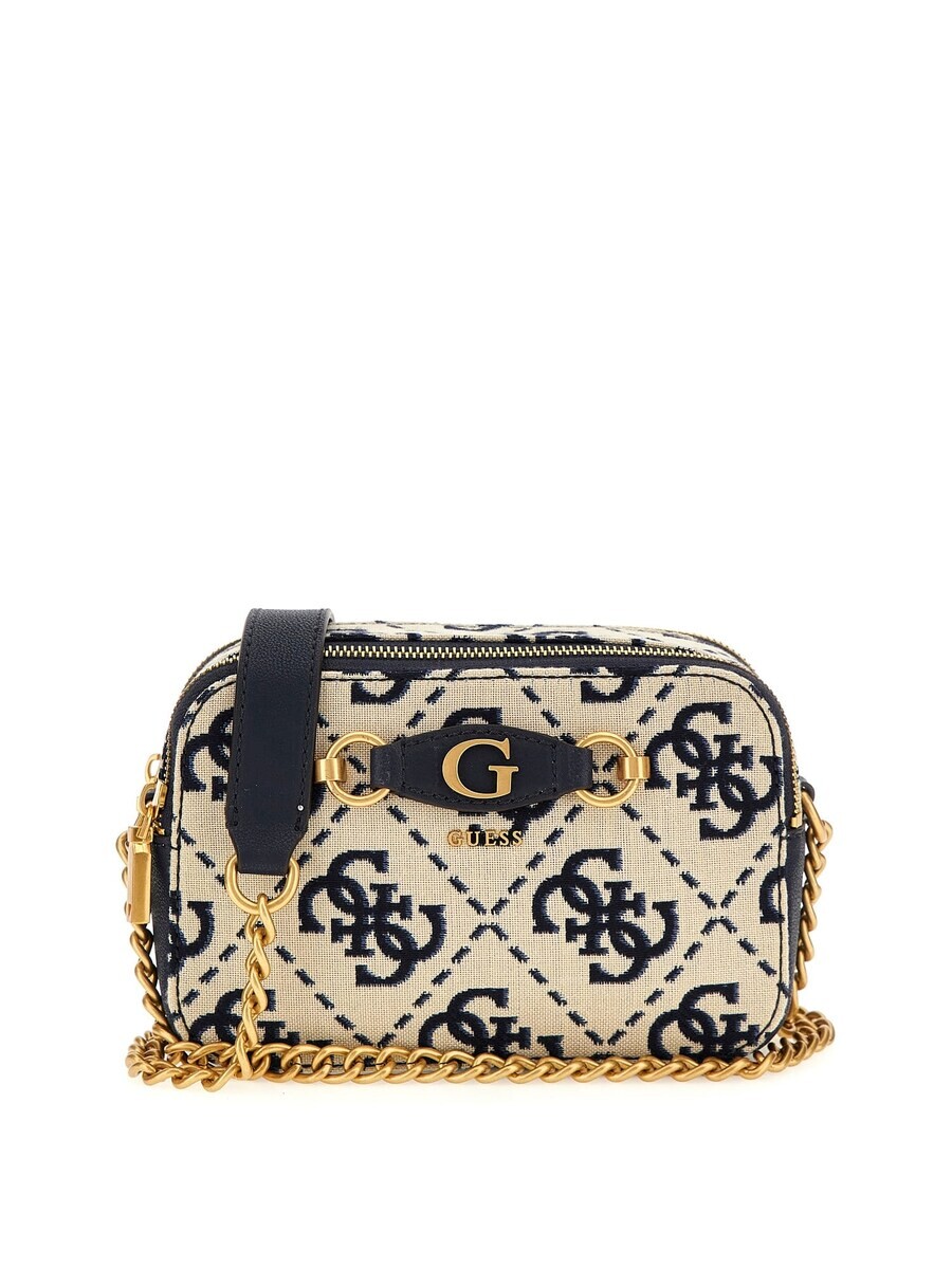 

Сумка кросс-боди GUESS Crossbody Izzy, кремовый/черный
