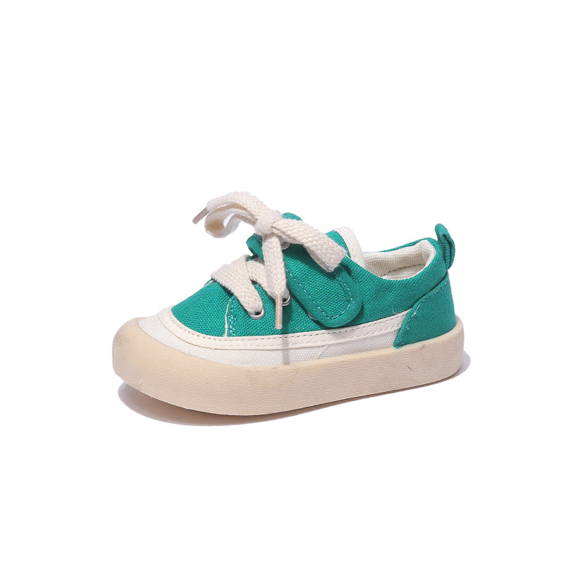 

Износостойкие легкие амортизирующие низкие повседневные детские кроссовки для детей 3-7 лет Neon, зеленый