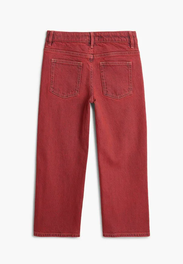 Джинсы прямого кроя с эффектом потертости Desigual, Red — фото 2