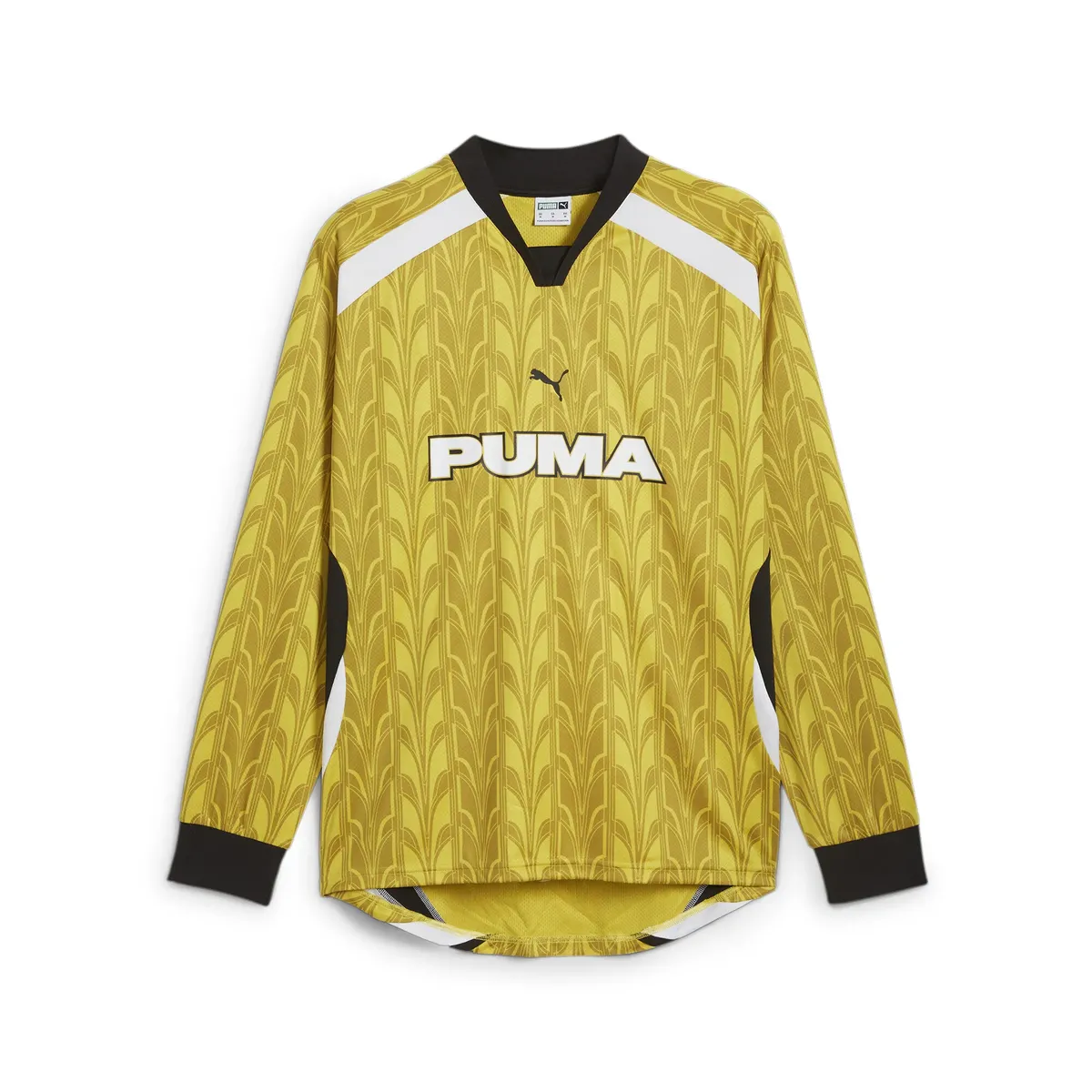 

Тренировочная футболка PUMA "Футбольная майка с длинными рукавами для взрослых", цвет Fresh Pear Aop Yellow