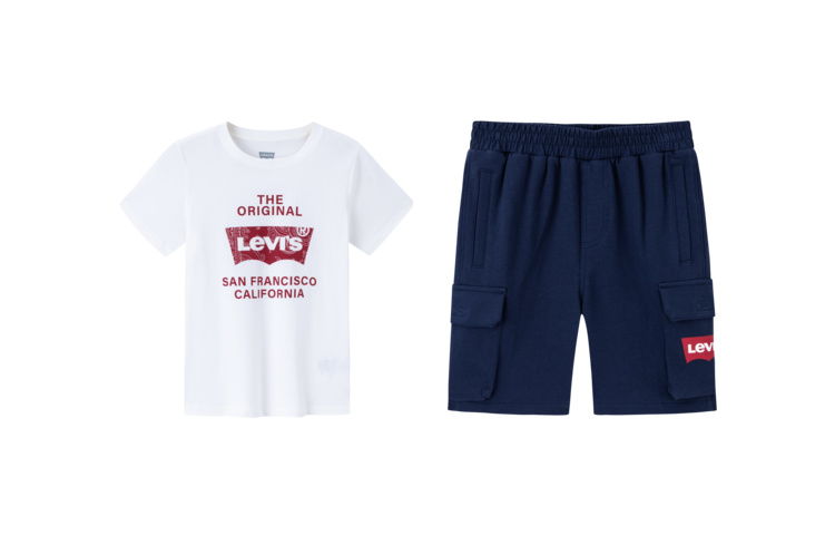 

Levi's Повседневная спортивная одежда для подростков Levis, Ярко-белый