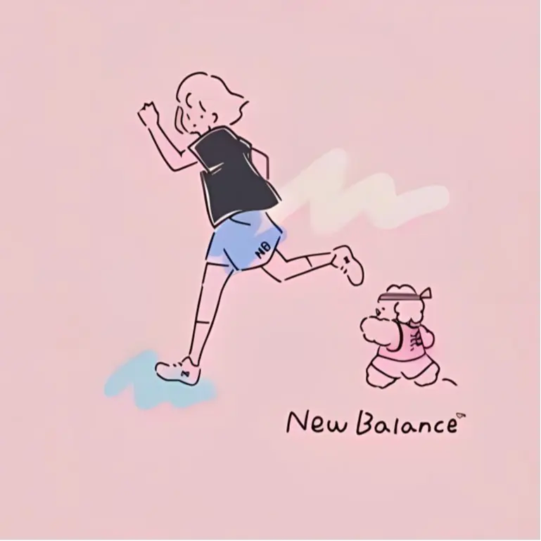 Футболка розовая New Balance для детей 3-7 лет — фото 4