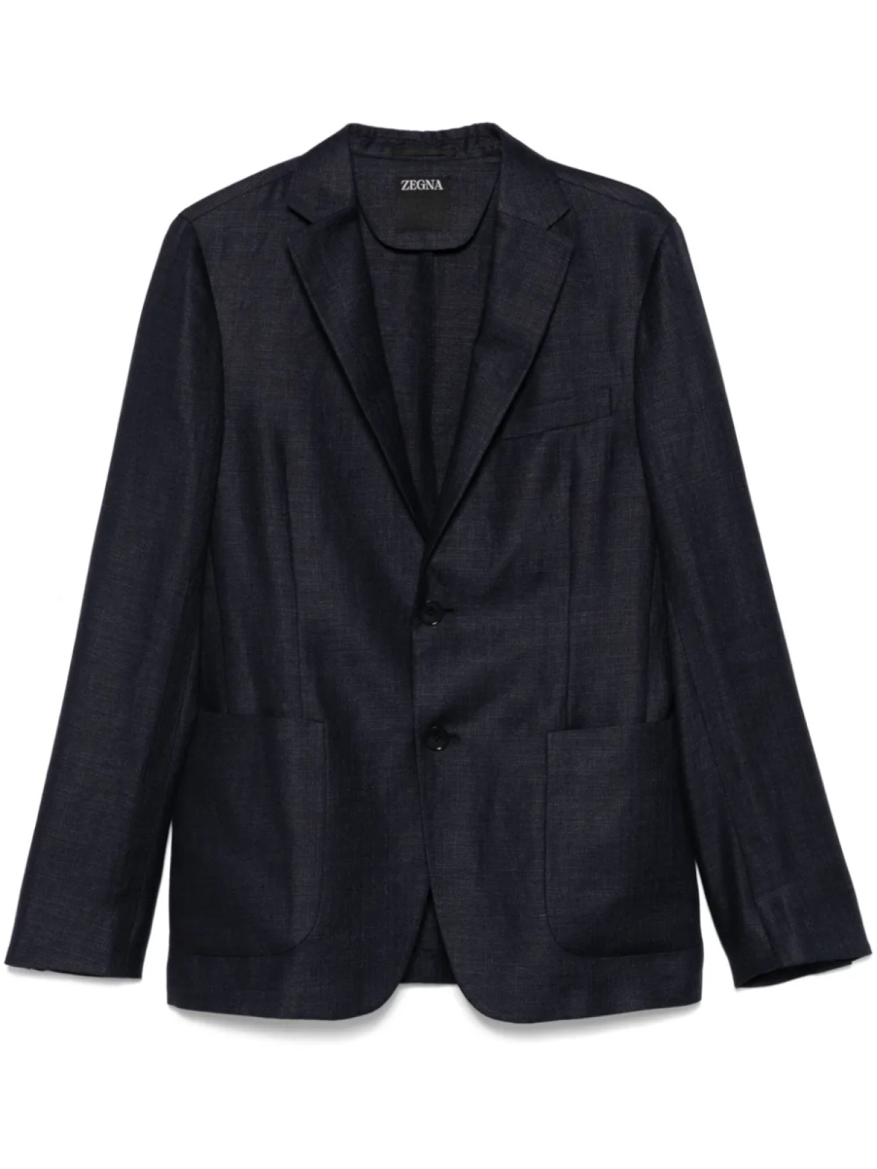 

Однобортный пиджак Zegna, синий