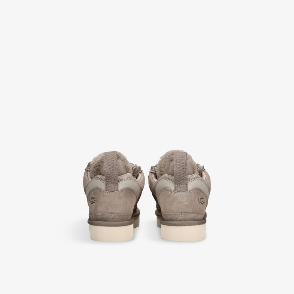 Кроссовки Ugg Lowmel из замши и сетки, кофейный — фото 4