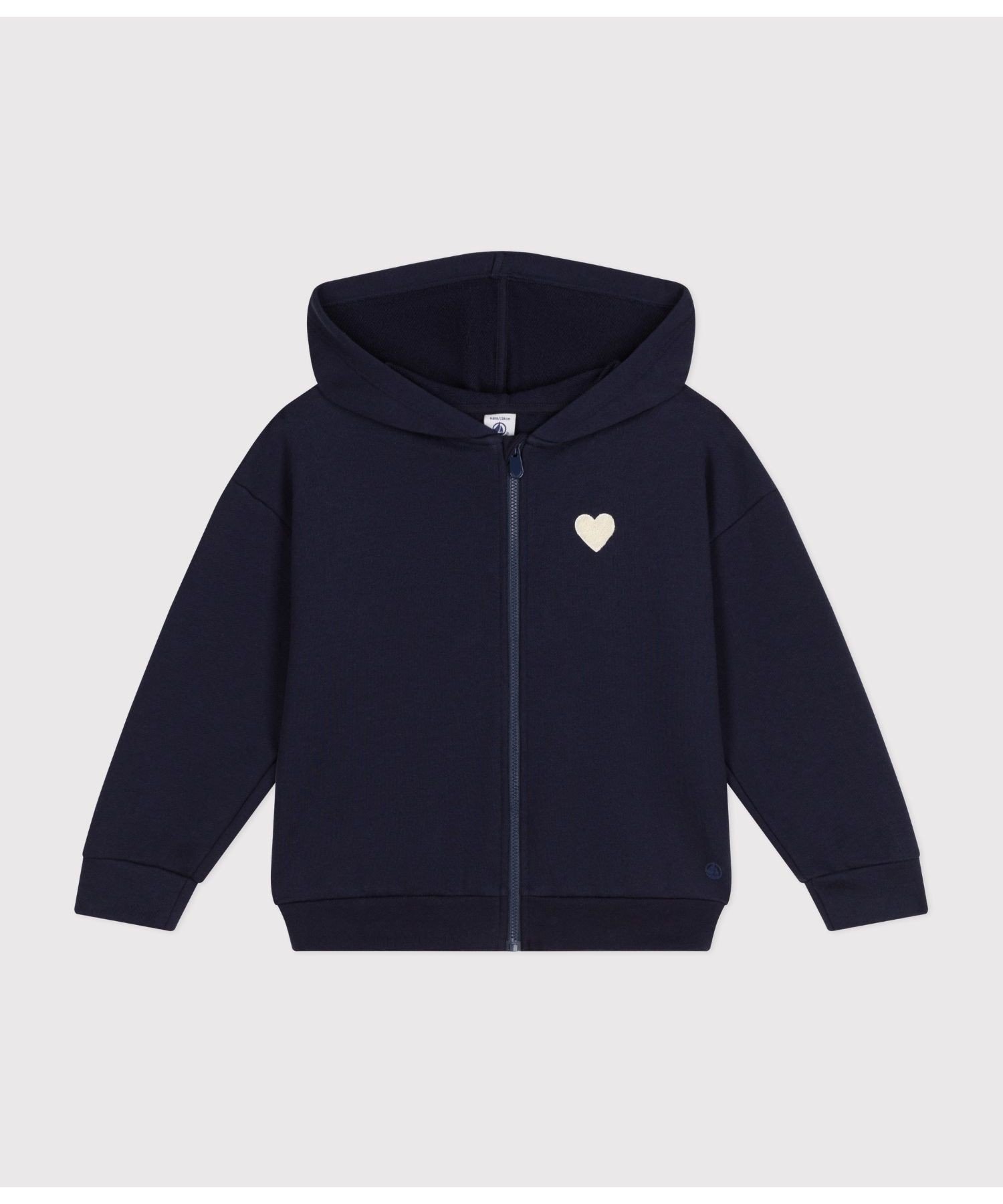 Толстовка на молнии PETIT BATEAU, Navy