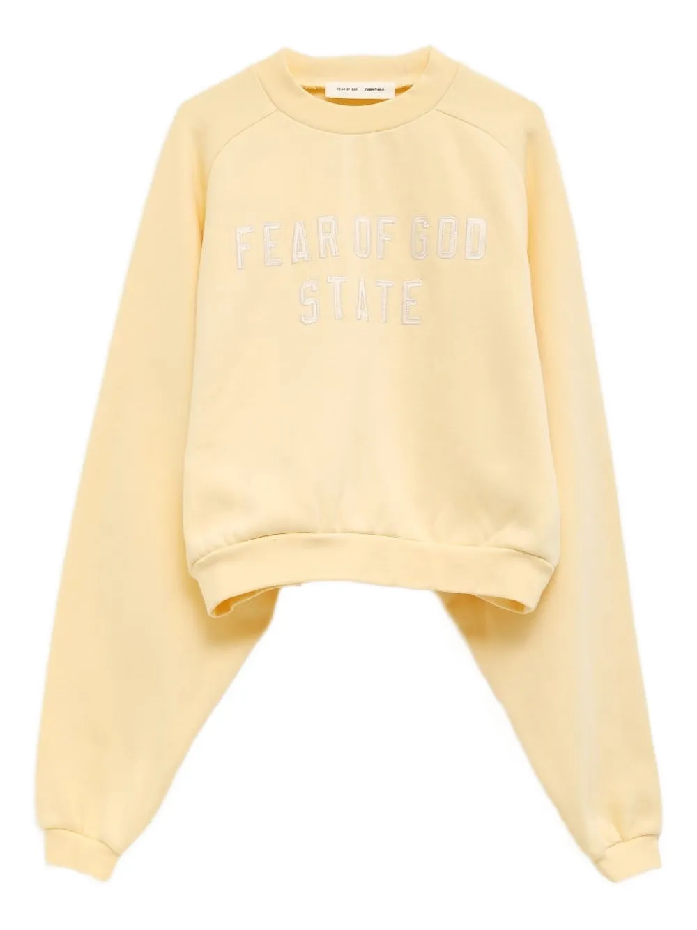 

Толстовка с рукавами реглан и вышивкой Fear Of God Essentials, желтый