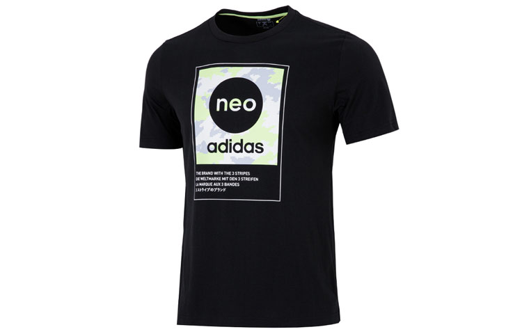 

Футболка мужская черная Adidas Neo