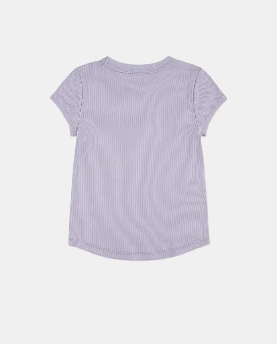 Базовая футболка для младенцев от Abercrombie Kids, фиолетовый — фото 2